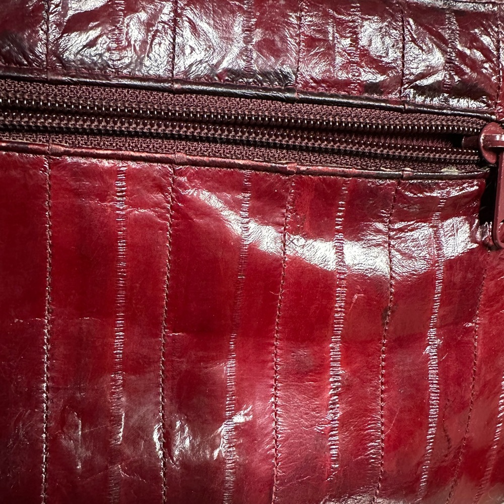 Vintage Victory Eel Skin Cross body / clutch - Picture 3 of 9